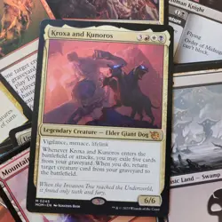 Commander Deck MTG - Kroxa and Kunoros Mythic Rare Kindred KNIGHTS's Elder Dog - Image 1