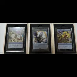 Final Fantasy Stainless Token Complete Set Sephiroth Clue Tresure MTG Japanese - Image 1