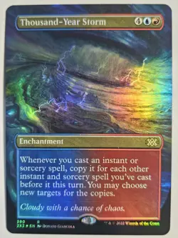 Thousand-Year Storm - Foil Extended Art 2X2 Nm MTG - Image 1