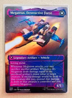 MTG 26 Megatron, Tyrant (Shattered Glass) - Universes Beyond: Transformers (BOT) - Image 2