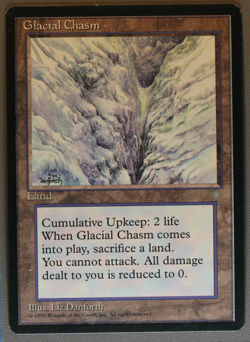 Glacial Chasm - MTG - Ice Age - Magic: The Gathering - Image 1