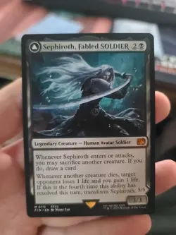 **MTG Sephiroth Fabled Soldier NM ** - Image 1