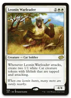 Leonin Warleader #208 (NM) Jumpstart 2022 J22 Magic MTG - Image 1