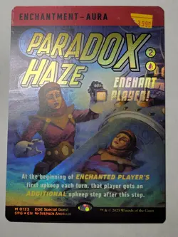 Paradox Haze -Sci-Fi Pulp Foil- Edge of Eternities Mythic Special EOE mtg NM/M - Image 1