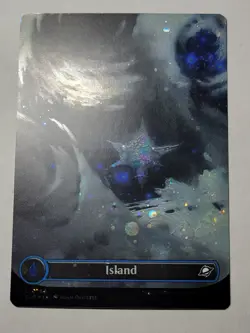 Island -Full Art Galaxy Foil- Edge of Eternities EOE 368 Basic Land L mtg NM/M - Image 1