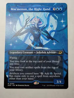 Mm'menon, the Right Hand -Borderless- Edge of Eternities Regular EOE mtg NM/M - Image 1