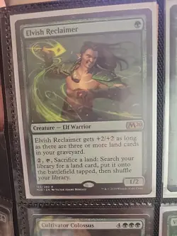 MTG Elvish Reclaimer Core Set 2020, M20 - Image 1