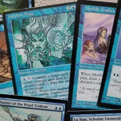 Commander Deck MTG - Lu Xun, Scholar General MERFOLK Horsemanship BLUES Kindred - Image 3