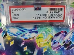 2025 Pokemon Jtg En Ionos Bellibolt Ex Hyper Rare Psa 9! - Image 3