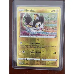 Emolga - 054/195 Silver Tempest Reverse Holo Common Pokemon - NM/MINT - Image 1