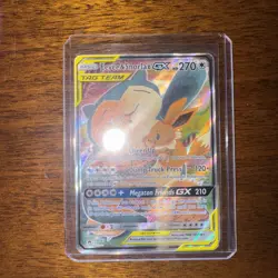 Eevee & Snorlax Tag-Team GX SM169 Promo Pokemon Sun & Moon Near Mint - Image 5
