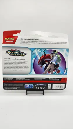 Pokemon TCG Journey Together 3-Pack Blister Factory Sealed Scrafty Promo - Image 2