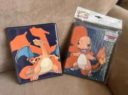 Lot Of 2 Pokemon Trading Card Charmander 4-Pocket Ultra Pro Binder Portfolio - Image 1