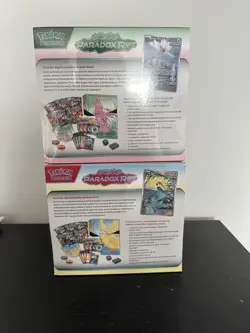 Both Paradox Rift Pokemon Center Exclusive ETB New Sealed Elite Trainer Box - Image 3