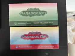 Both Paradox Rift Pokemon Center Exclusive ETB New Sealed Elite Trainer Box - Image 4
