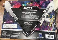 POKEMON TCG ARCEUS V FIGURE COLLECTION BOX (4BOOSTER PACKS + PROMOS) - Image 2