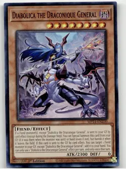Yugioh Diabolica The Draconique General Ultra Rare MP24-EN230 - Image 1