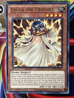 Yugioh Zolga The Prophet KICO-EN012 Single - Image 1