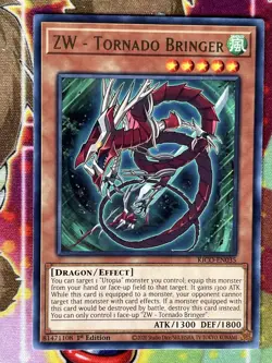Yugioh ZW - Tornado Bringer KICO-EN035 Single - Image 1