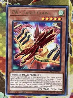 Yugioh ZW - Eagle Claw KICO-EN037 Single - Image 1