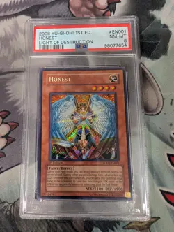 Honest LODT-EN001 Secret Rare 1st Edition PSA 8 NM-MT Yugioh - Image 1