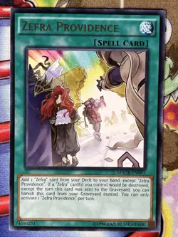 Yugioh Zefra Providence MACR-EN061 Unlimited Single - Image 1