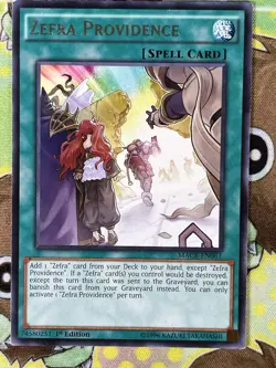 Yugioh Zefra Providence MACR-EN061 1st Edition Single - Image 1
