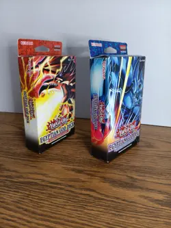 YuGiOh EGYPTIAN GOD DECK: SLIFER & OBELISK Decks ( SET of 2) - New Sealed - Image 1