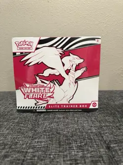 Pokemon TCG Scarlet & Violet White Flare ETB Elite Trainer Box Factory Sealed - Image 1