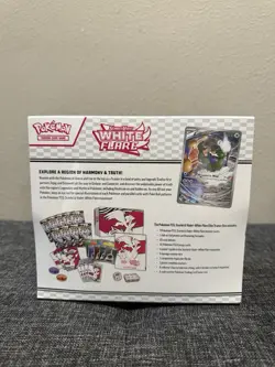 Pokemon TCG Scarlet & Violet White Flare ETB Elite Trainer Box Factory Sealed - Image 3