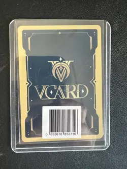VCard TCG | Silvervale promo card | 9 Non-holo | Gamer Supps | VTuber - Image 2