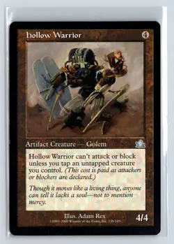 HOLLOW WARRIOR - MTG Magic the Gathering Card - Prophecy - Uncommon - Image 1