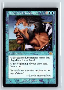 HEIGHTENED AWARENESS - MTG Magic the Gathering Card - Prophecy - Rare - Image 1
