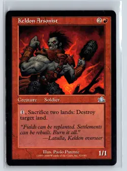 KELDON ARSONIST - MTG Magic the Gathering Card - Prophecy - Uncommon - Image 1