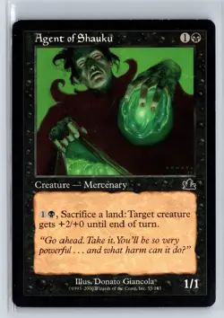 AGENT OF SHAUKU - MTG Magic the Gathering Card - Prophecy - Common - Image 1