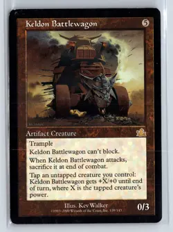 KELDON BATTLEWAGON - MTG Magic the Gathering Card - Prophecy - Rare - Image 1