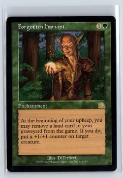 FORGOTTEN HARVEST - MTG Magic the Gathering Card - Prophecy - Rare - Image 1