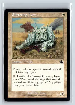GLITTERING LYNX - MTG Magic the Gathering Card - Prophecy - Common - Image 1