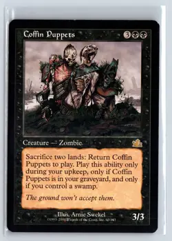 COFFIN PUPPETS - MTG Magic the Gathering Card - Prophecy - Rare - Image 1