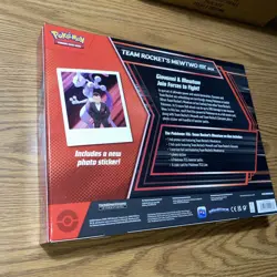 Pokemon TCG Team Rocket's Mewtwo ex Box Sealed New - Image 2