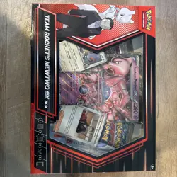 Pokemon TCG Team Rocket's Mewtwo ex Box Sealed New - Image 1
