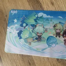 Genshin Impact Amber Sucrose Rubber Trading Card Mat Tcg Game Mouse Pad - Image 2