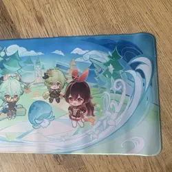 Genshin Impact Amber Sucrose Rubber Trading Card Mat Tcg Game Mouse Pad - Image 3