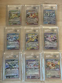 Pokemon Terastal Festival Eevee Evolution Ex 9 Card Set TAG 10 - Image 1
