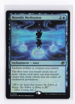 Moonlit Meditation (Foil) 0069 (R) MTG Edge of Eternities (EOE) - Image 1