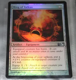 Magic the Gathering Foil Ring of Valkas Core Set 2013 MTG Free Shipping! - Image 1