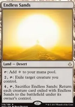 Moderate Play, English MTG Endless Sands Hour of Devastation Magic the Gathering - Image 1