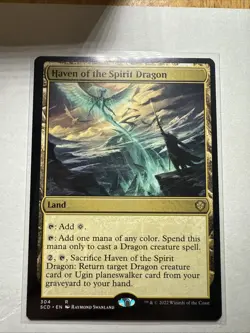 Haven of the Spirit Dragon - (Near Mint NM) MTG Magic Tarkir: Dragonstorm (TDC) - Image 1