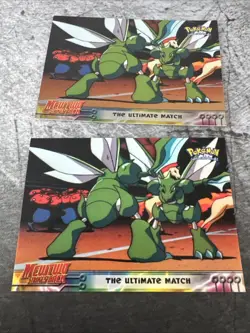 The Ultimate Match 34 Topps Pokemon Mewtwo Strikes Back Black Logo Lot Of 2 - Image 1