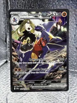 Cynthia's Garchomp ex 232/182 Sv10: Destined Rivals sir Pokemon TCG Rare - Image 1